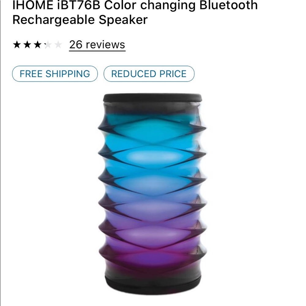 Ihome Bluetooth speaker